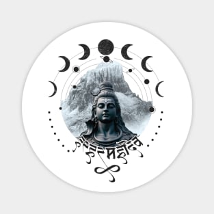 Har Har Mahadev - Sanatan Dharma Yoga Men T-shirt Magnet